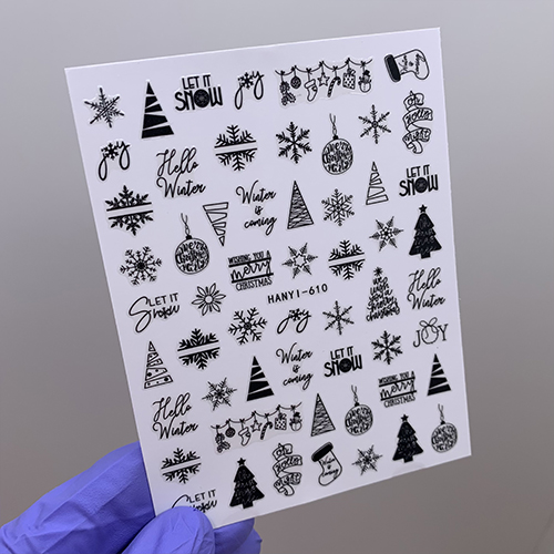 Наклейки Nail Sticker HANYI - 610
