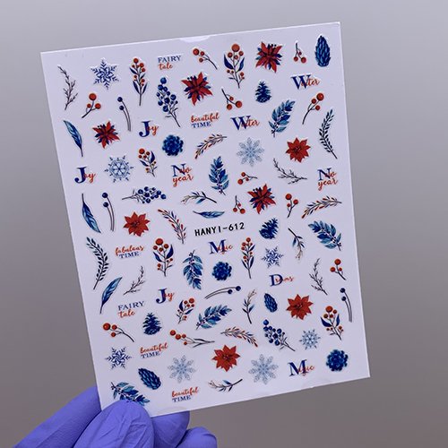 Наклейки Nail Sticker HANYI - 612