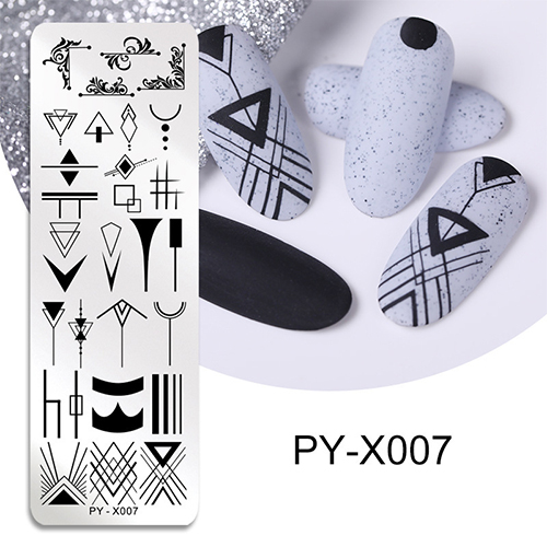Пластина для стемпинга PY-X007