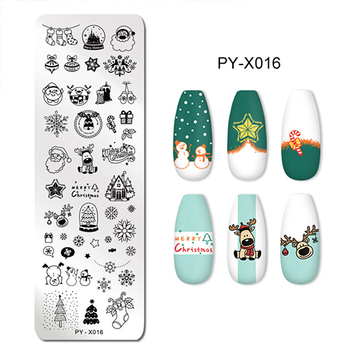 Пластина для стемпинга PY-X016