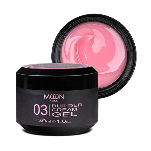 Моделюючий гель Moon Full Builder Gel 03 рожевий, 30 мл