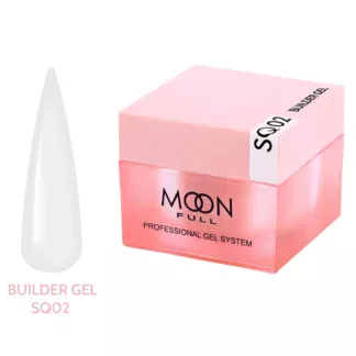 Моделюючий гель Moon Full Builder Gel №SQ02, 30 мл (ніжно-молочний)