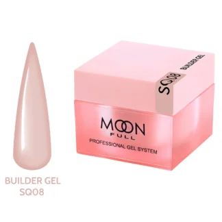 Моделюючий гель Moon Full Builder Gel №SQ08, 30 мл (персиковий)