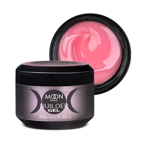 Полігель для нарощування нігтів Moon Full Poly Gel №01 рожевий, 30 мл
