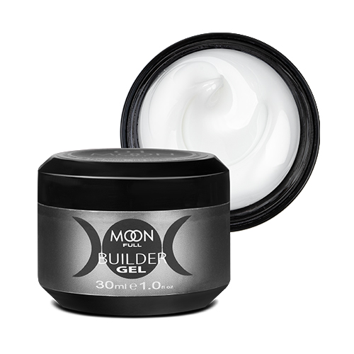 Полігель для нарощування нігтів Moon Full Poly Gel №02 білий, 30 мл