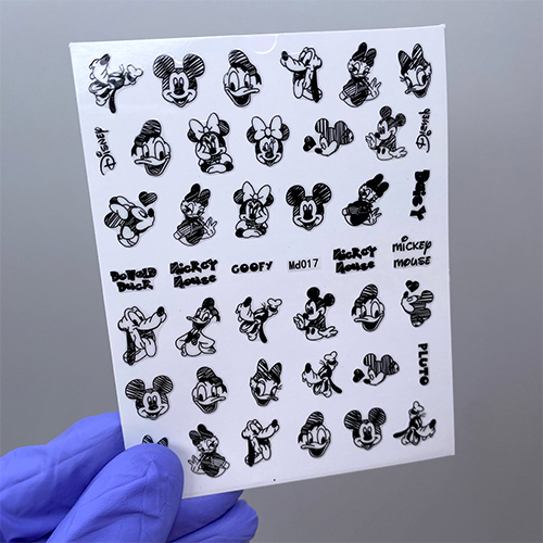 Наклейки Pop Finger MD017, черный