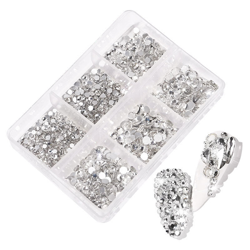 Стразы в контейнере Crystal