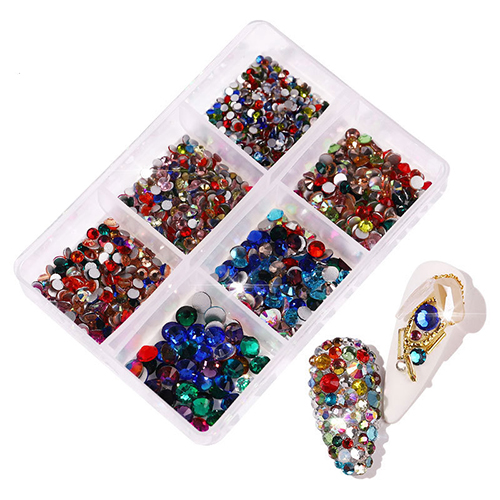 Стразы в контейнере Mix Colors