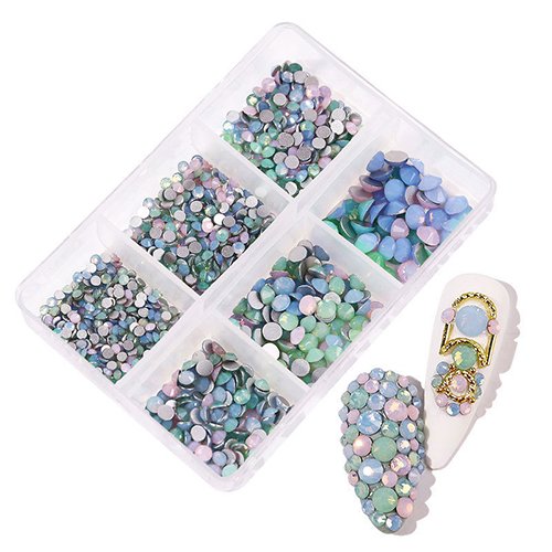 Стразы в контейнере Opal Mix