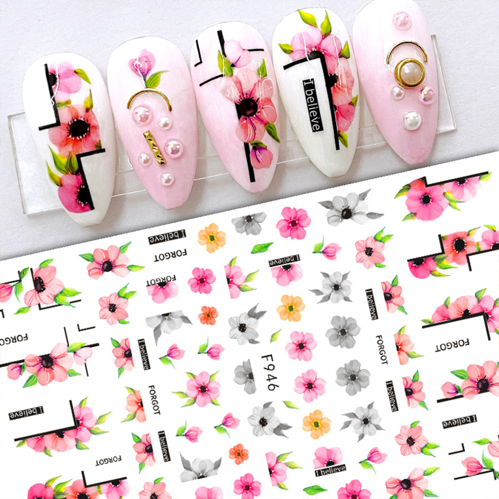 Наклейки Nail Sticker F946