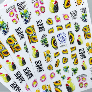 Наклейки Nail Sticker F940