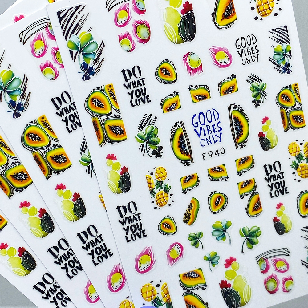 Наклейки Nail Sticker F940