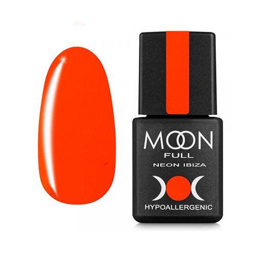 Гель-лак Moon Full №714 Neon Ibiza, 8 мл (червоний)