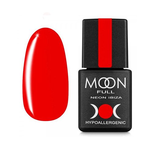 Гель-лак Moon Full №715 Neon Ibiza, 8 мл (червоний)