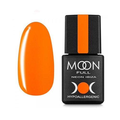 Гель-лак Moon Full №718 Neon Ibiza, 8 мл (помаранчевий)