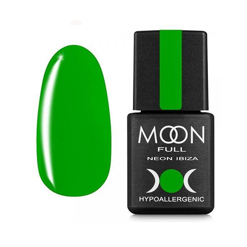 Гель-лак Moon Full №722 Neon Ibiza, 8 мл (зелений)