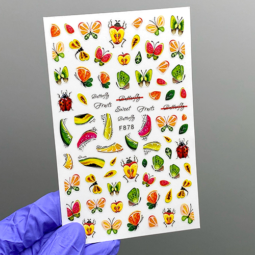 Наклейки Nail Sticker F878