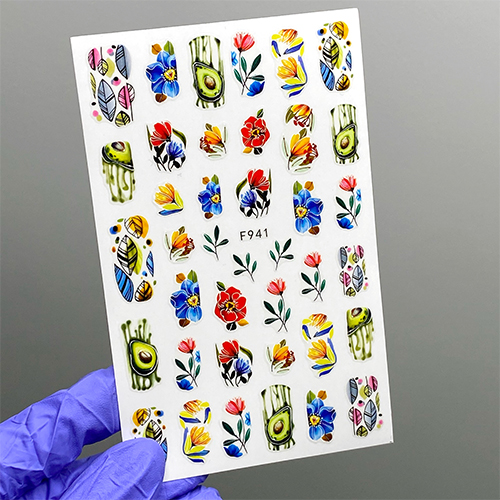 Наклейки Nail Sticker F941