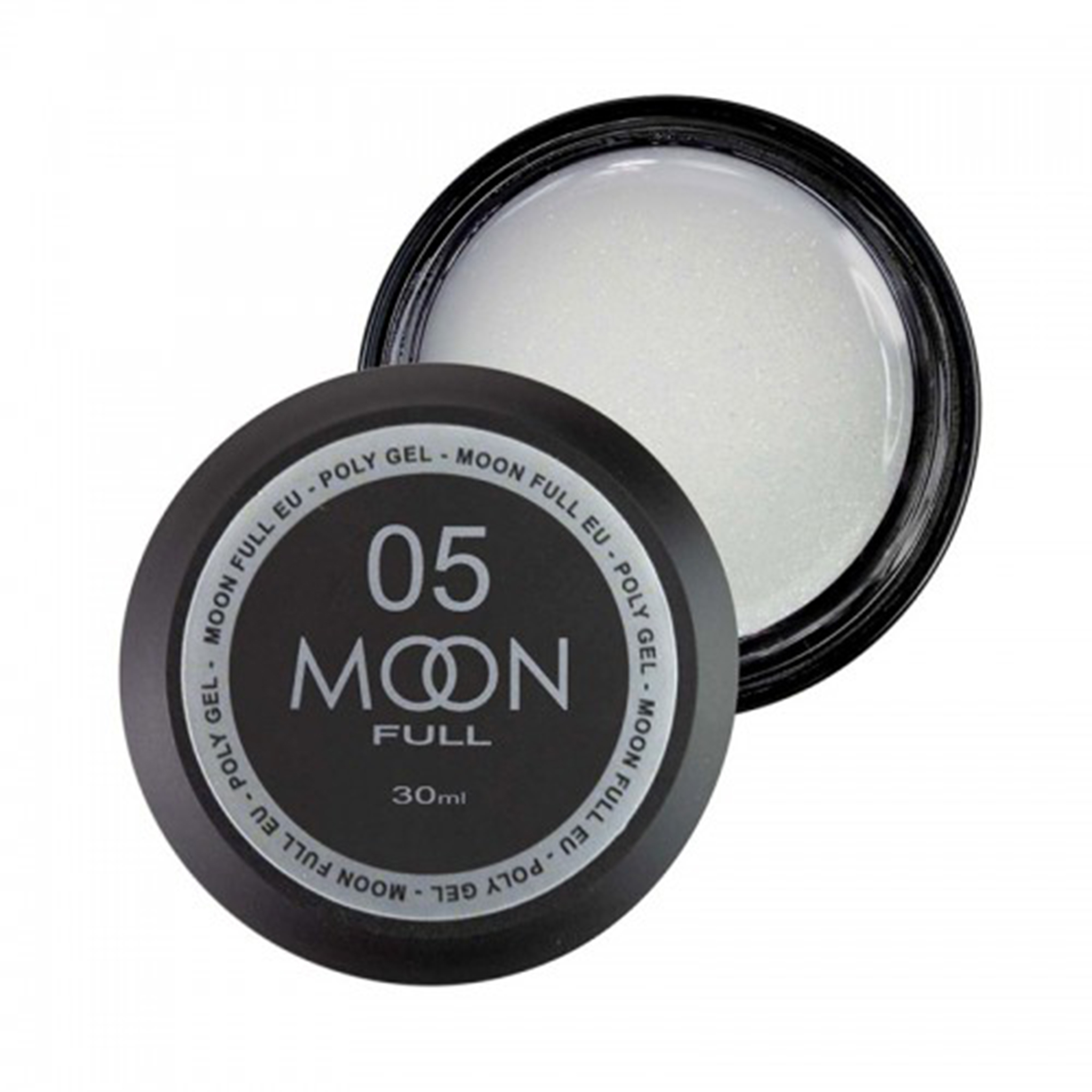 Полігель для нарощування нігтів Moon Full Poly Gel №05 перлинно-молочний, 30 мл