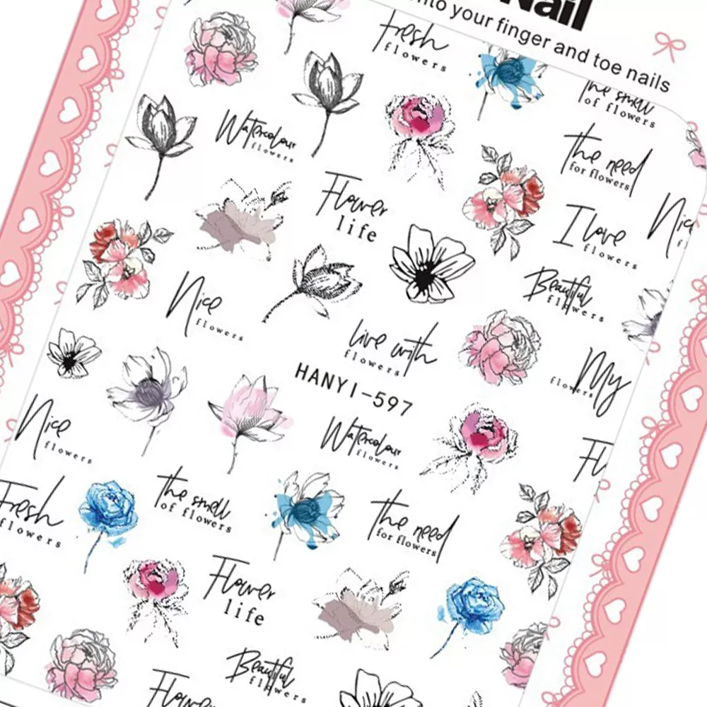 Наклейки HanYi Nail HANYI-597