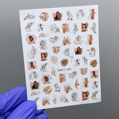 Наклейки Nail Sticker HANYI — 602