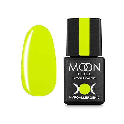 Неоновая база Moon Full Neon Rubber Base №01, 8 мл