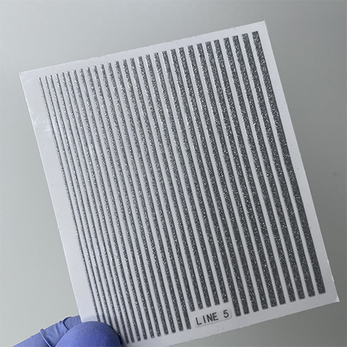 Наклейки LINE 5 (3D) silver