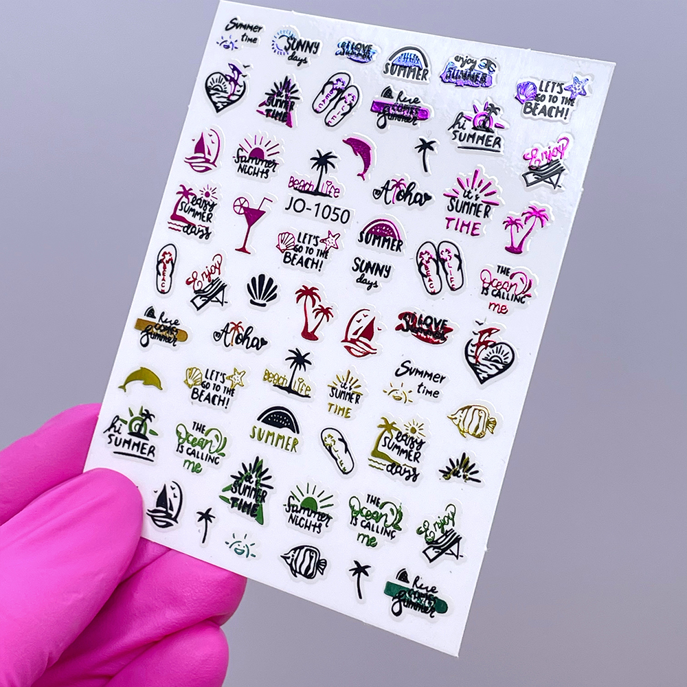 Наклейки Nail Stickers JO-1050