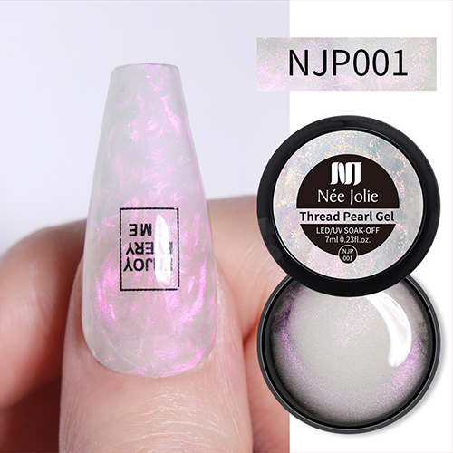 Перлинний гель Nee Jolie Thread Pearl Gel 001, 7 мл