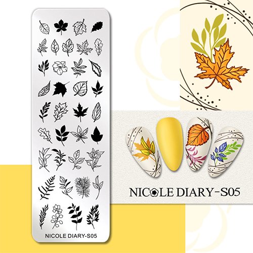 Пластина для стемпінгу Nicole Diary-S05