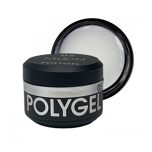 Полігель для нарощування нігтів Moon Full Poly Gel №05 перлинно-молочний, 15 мл
