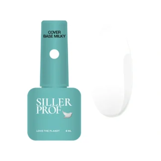Siller Cover Base Milky – молочна камуфлююча база для нігтів, 8 мл