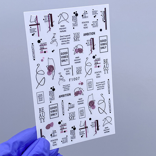 Наклейки Nail Sticker F1007