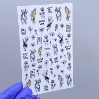 Наклейки Nail Sticker F1011