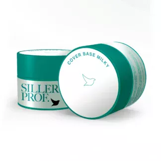 Siller Cover Base Milky – молочна камуфлююча база для нігтів, 30 мл