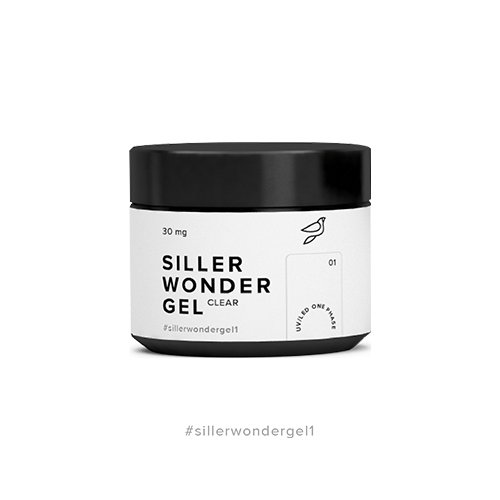 Siller Wonder Gel CLEAR №1 – камуфлюючий гель прозорий, 30 мг