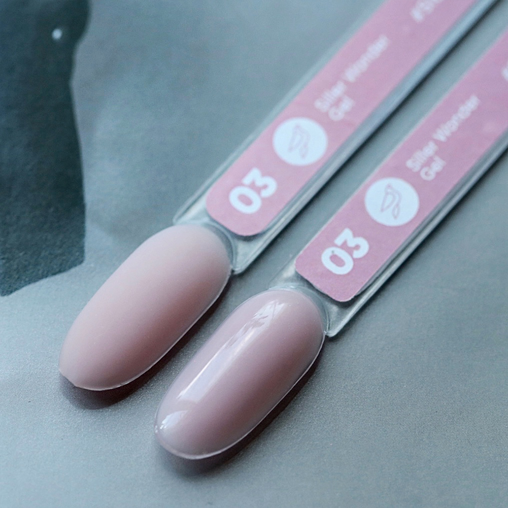 Siller Wonder Gel №03 – камуфлюючий гель (молочно-рожевий), 30 мг