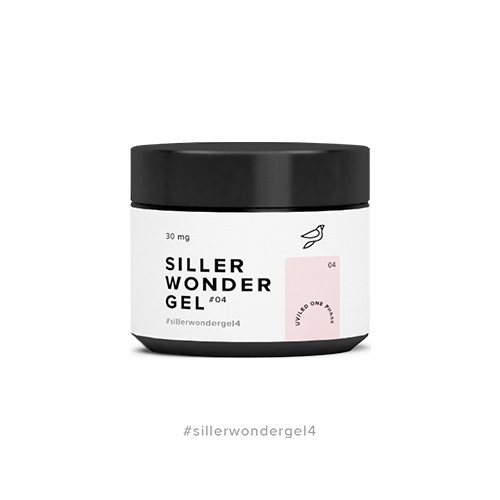 Siller Wonder Gel №4 – камуфлюючий гель (рожево-бежевий), 30 мг