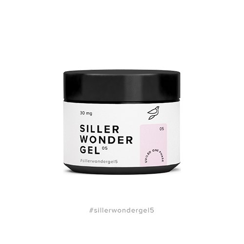 Siller Wonder Gel №5 – камуфлюючий гель (світло-рожевий), 30мг