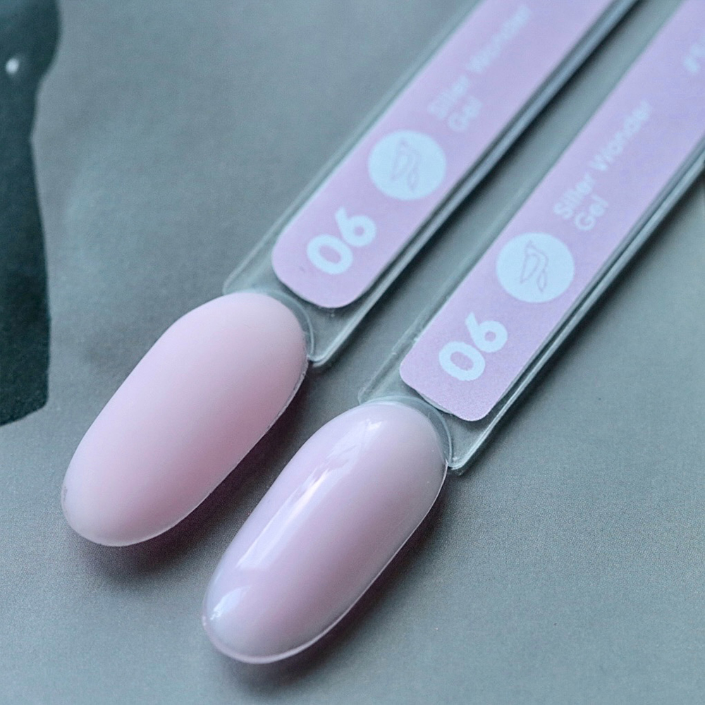 Siller Wonder Gel №06 – камуфлюючий гель (рожево-ліловий), 30мг
