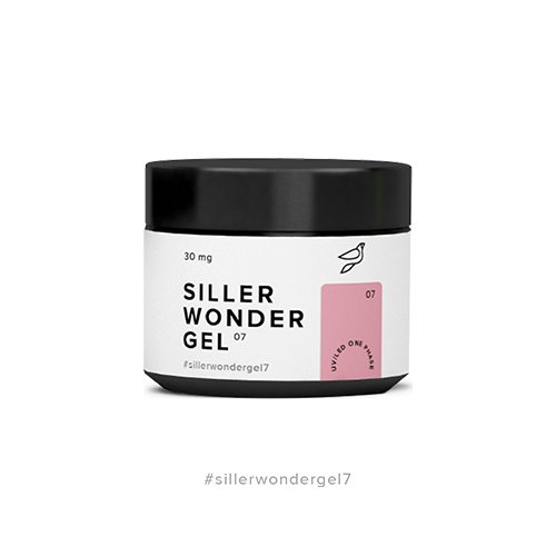 Siller Wonder Gel №7 – камуфлюючий гель (темний рожево-бежевий), 30мг