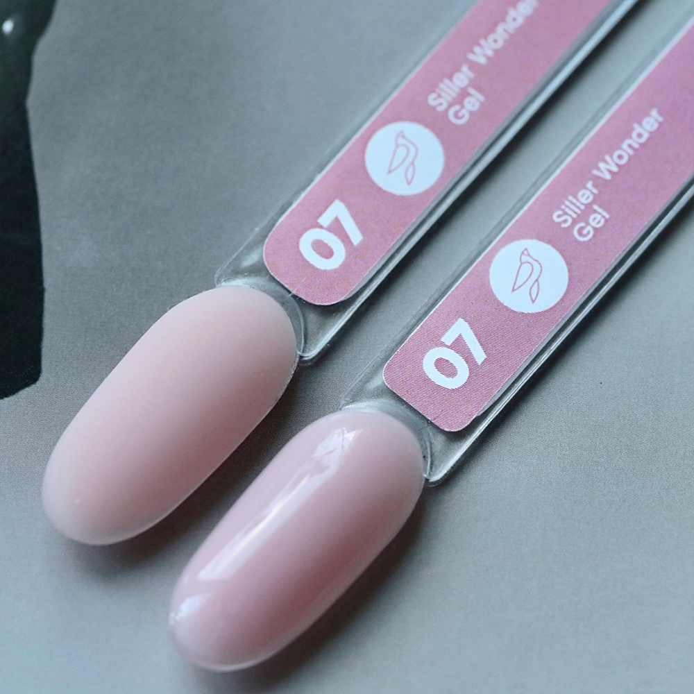 Siller Wonder Gel №07 – камуфлюючий гель (темний рожево-бежевий), 30мг