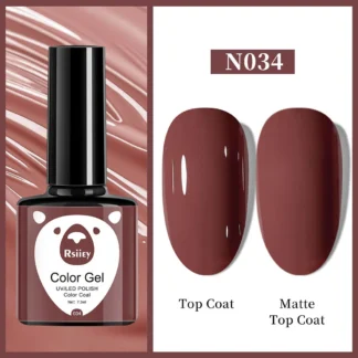 Гель-лак Rsiiey Color Gel N034, 7.3 мл