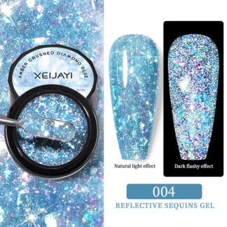 Світловідбиваючий гель XEIJAYI Reflective Sequins Gel 004