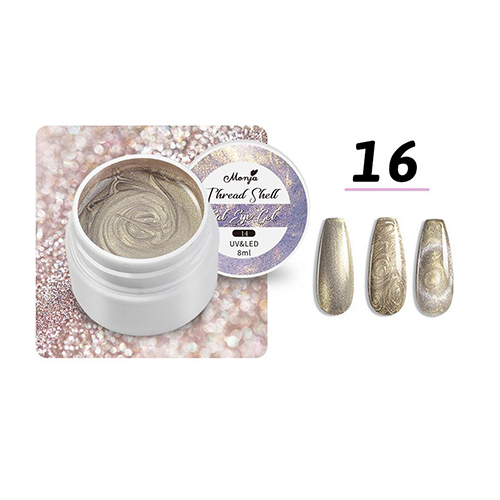 Гель декоративний Cat Eye Gel Monja 16