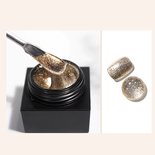 Гель декоративний Shiny Platinum Gel Monja 02 (Shampagne)