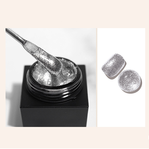 Гель декоративний Shiny Platinum Gel Monja 03 (Silver)