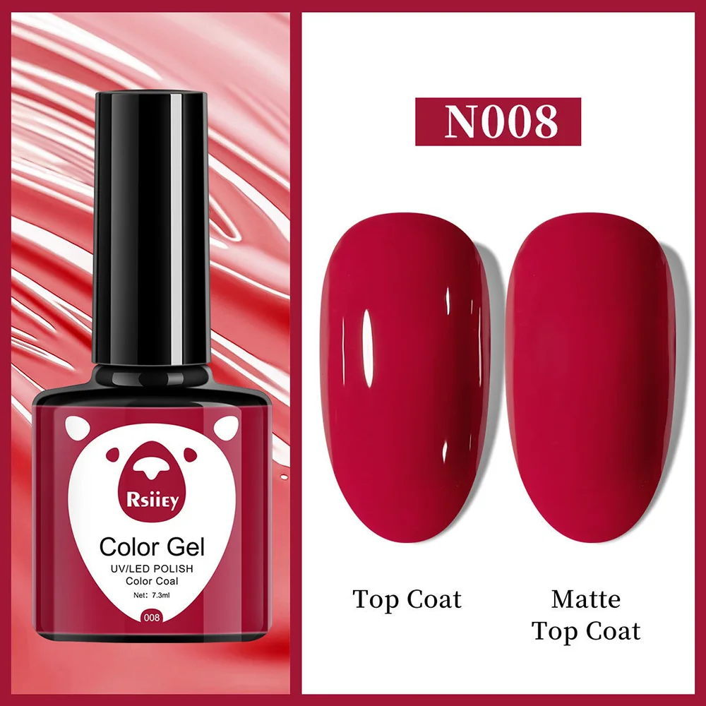 Гель-лак Rsiiey Color Gel N008, 7.3 мл