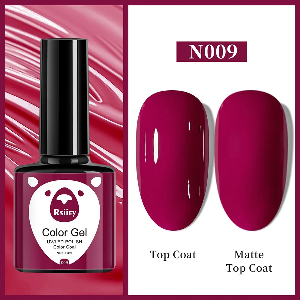 Гель-лак Rsiiey Color Gel N009, 7.3 мл