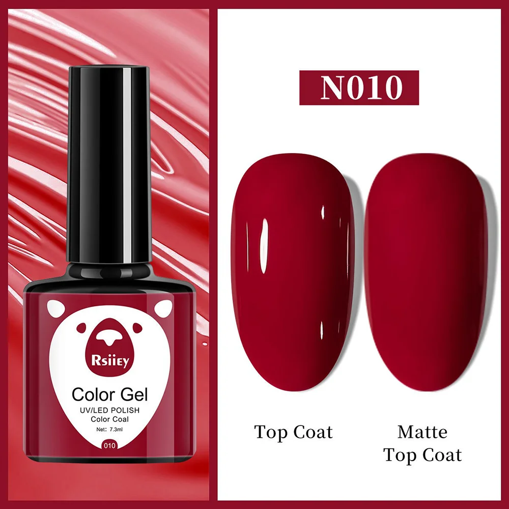 Гель-лак Rsiiey Color Gel N010, 7.3 мл